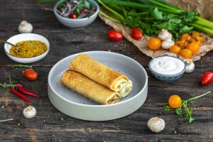 Блинчики с мясом