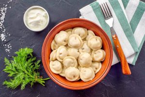 Пельмени из мраморной говядины